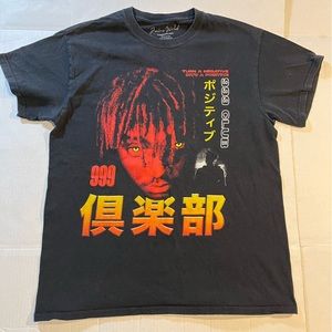 999 Juice Wrld Mens Sz Medium “Turn A Negative Into A Positive” Graphic T Shirt
